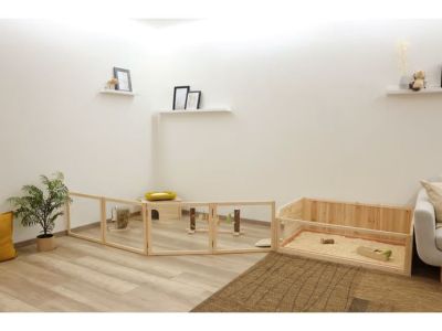 Kerbl Luxury wooden home for Guinea pigs - Луксозен дървен дом за Морски свинчета 114 / 76 / 40 см