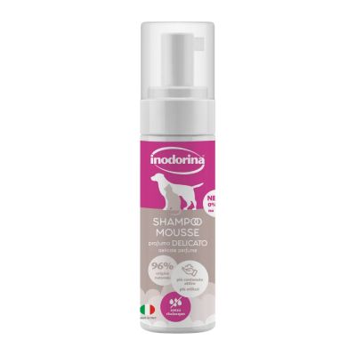 Inodorina - Shampoo Mousse - Деликатен мус-шампоан за сухо почистване 250 мл.