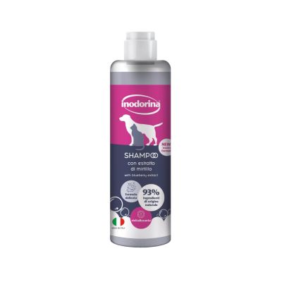 Inodorina Blueberry Шампоан за кучета и котки Ревитализаща грижа с Боровинки 250 мл