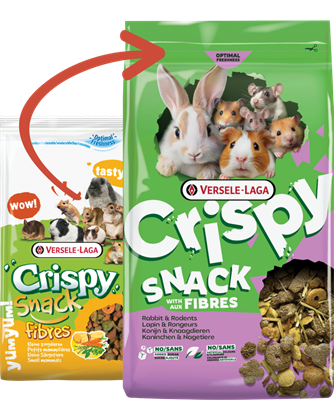 Versele-Laga Snack with fibres - гранулирана храна за гризачи с фибри