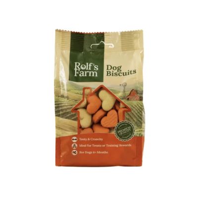 Rolf's бисквити за кучета - мини сърчица с ягода 1 кг кофичка