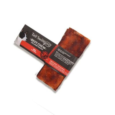 TAILSWINGERS COLLAGEN FLAT-BBQ (13.5CM 35GRx2PCS) – Колагеново лакомство за куче с барбекю вкус 2бр 