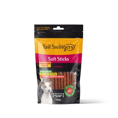 TAIL SWINGERS Soft Ostrich Sticks - 100гр меки солети от щраус 