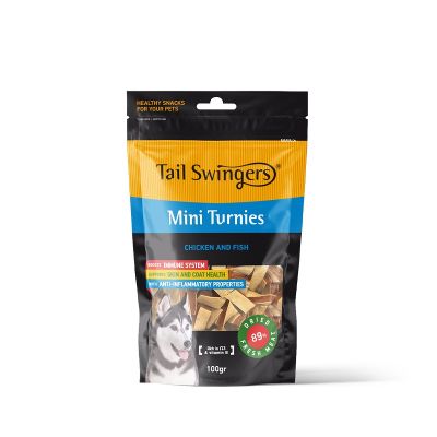 TAIL SWINGERS Mini Turnies Chicken with Fish- 100гр мини усукани солети с пиле и риба