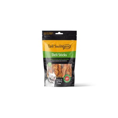TAIL SWINGERS Deli Stick with Chicken- 100гр кожени мини солети с пиле