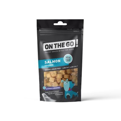 ON THE GO Salmon Bites- 25гр хапки сьомга