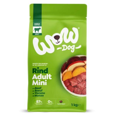 WOW Dog Adult Mini- говеждо, ябълка и червено цвекло