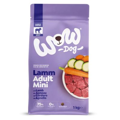 WOW Dog Adult Mini - агнешко, салвия и сладък картоф