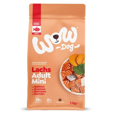 WOW Dog Adult Mini - риба, спанак и сладък картоф