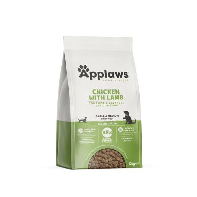Applaws Dog Adult S/M Lamb 88% 12кг - Суха храна за кучета от малки и средни породи с пиле и агне