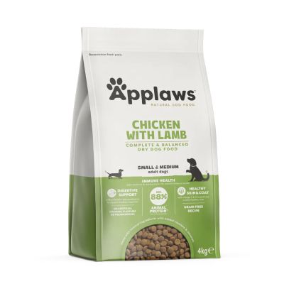 Applaws Dog Adult S/M Lamb 88% 4кг - Суха храна за кучета от малки и средни породи с пиле и агне