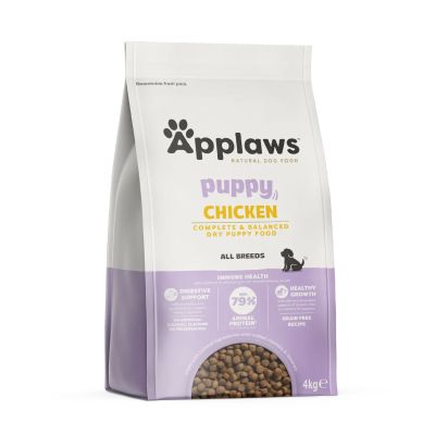 Applaws Dog Puppy 79% 4кг - Суха храна за подрастващи кучета от всички породи с пиле