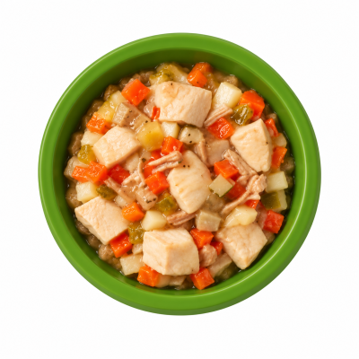 Applaws Chicken breast with Lamb stew - Консерва за куче месни хапки агнешка яхния с пиле, моркови, тиквички и батати 156гр