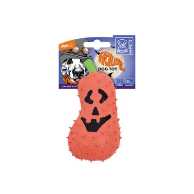 M-pets Halloween Dog Toy Orange Pumpkin - Играчка за куче латексова Тиква с пискун