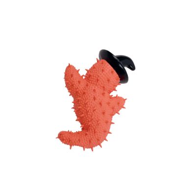 M-pets Halloween Dog Toy Orange Wizard - Играчка за куче латексов Оранжев магьосник с пискун