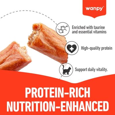 Wanpy cat meat sticks 3бр саламени пръчици с патешко
