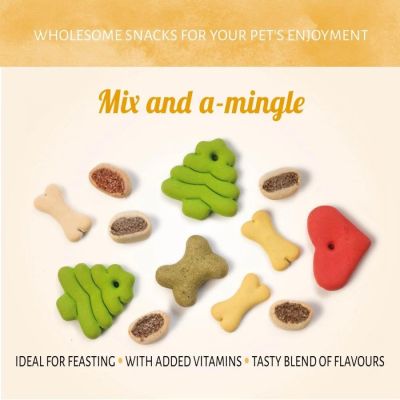 Antos Jingle Bell biscuits 400гр - лакомства за кучета, коледни бисквити