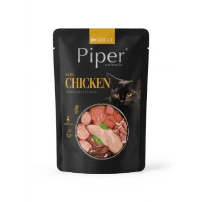Piper Cat Chicken 100гр - пауч с пиле