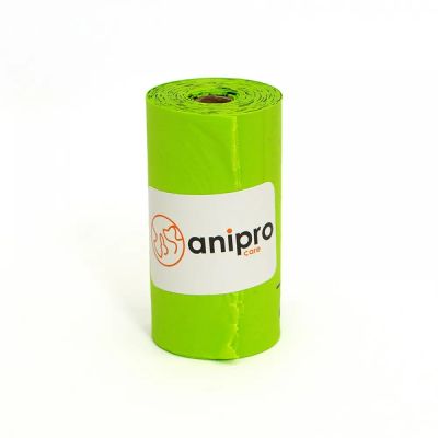 anipro компостируеми хигиенни торбички за кучешки отпадъци 1 ролка
